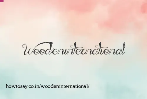 Woodeninternational