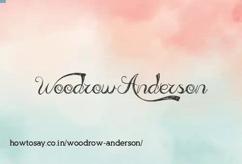 Woodrow Anderson
