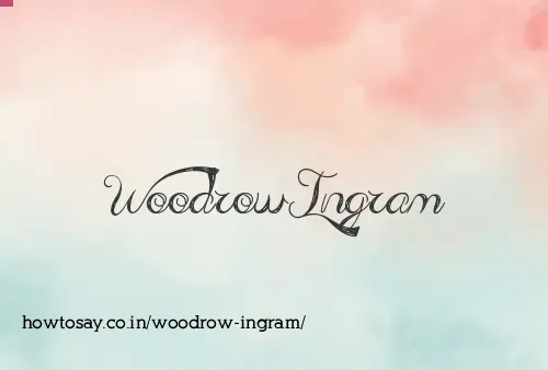 Woodrow Ingram