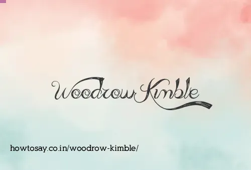 Woodrow Kimble