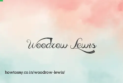 Woodrow Lewis