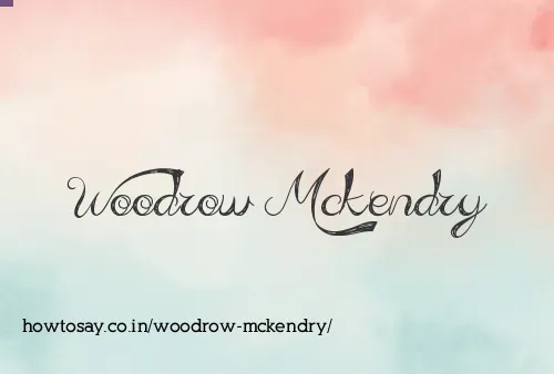 Woodrow Mckendry