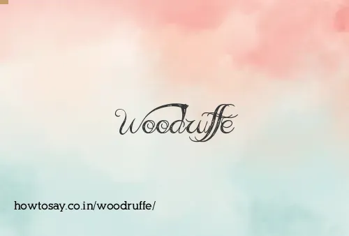 Woodruffe