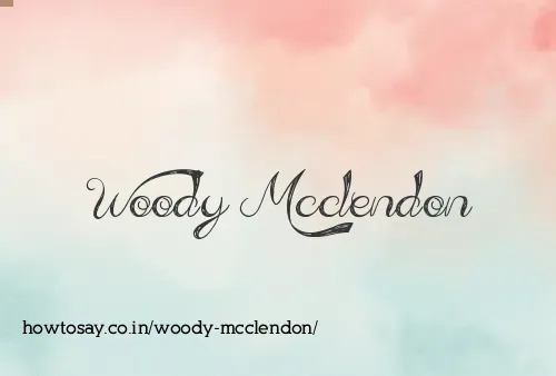 Woody Mcclendon