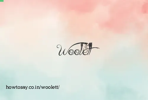 Woolett