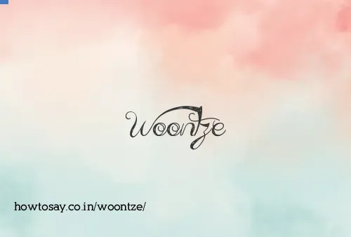 Woontze