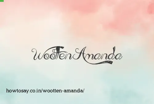 Wootten Amanda