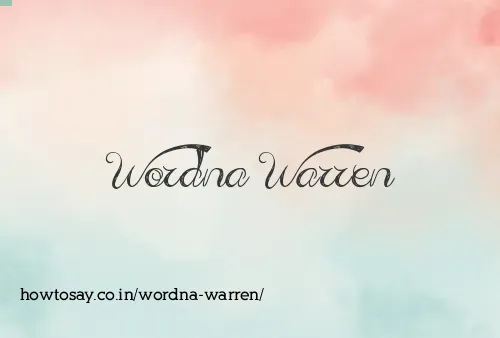 Wordna Warren