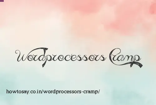 Wordprocessors Cramp