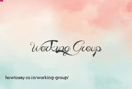 Working Group