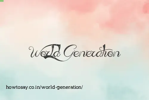 World Generation