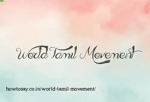 World Tamil Movement