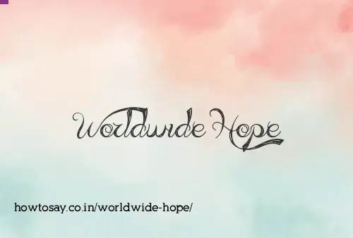 Worldwide Hope