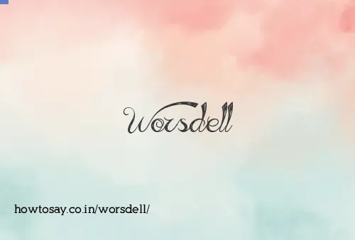 Worsdell