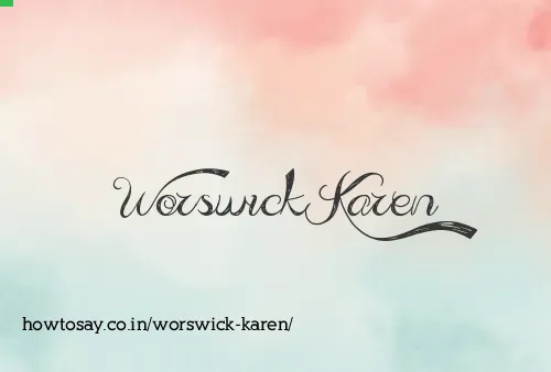 Worswick Karen