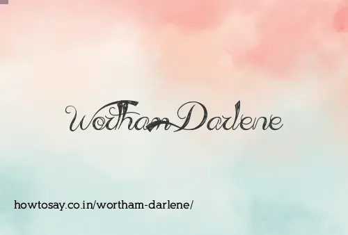 Wortham Darlene