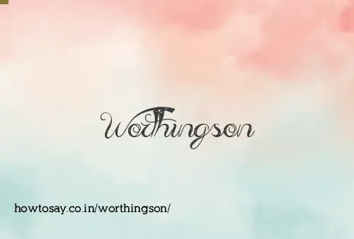 Worthingson