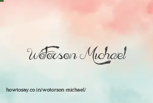 Wotorson Michael