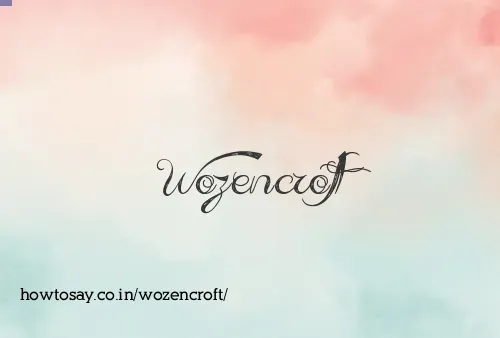 Wozencroft