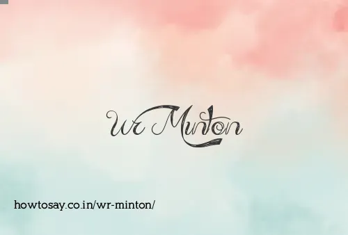 Wr Minton
