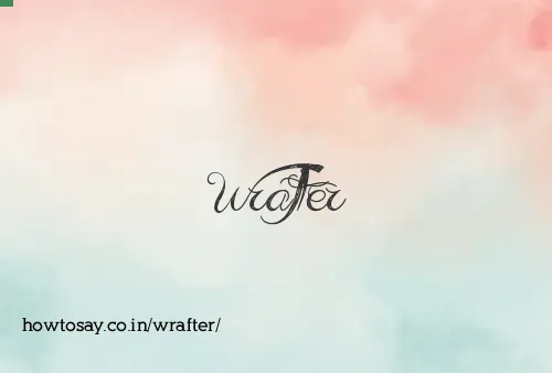 Wrafter