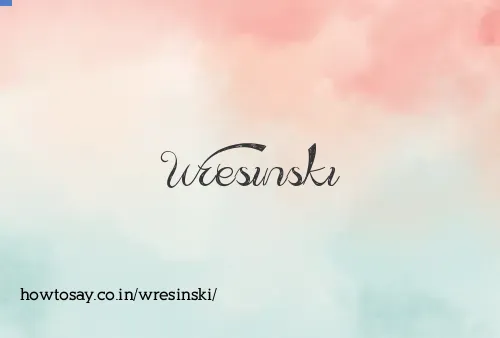 Wresinski