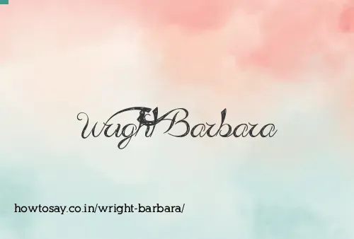 Wright Barbara