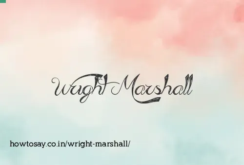 Wright Marshall