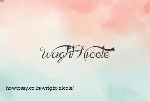 Wright Nicole