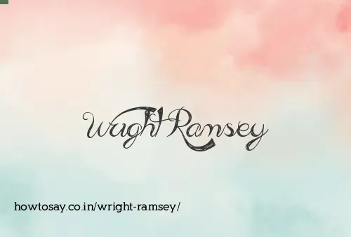 Wright Ramsey