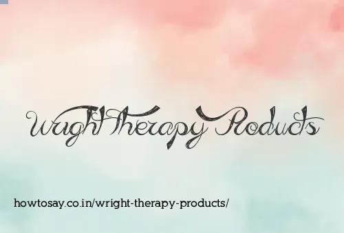 Wright Therapy Products