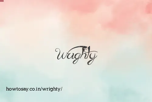 Wrighty