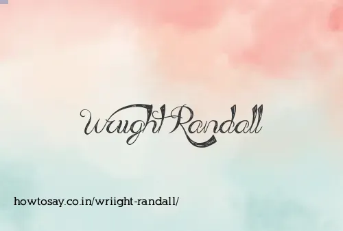 Wriight Randall