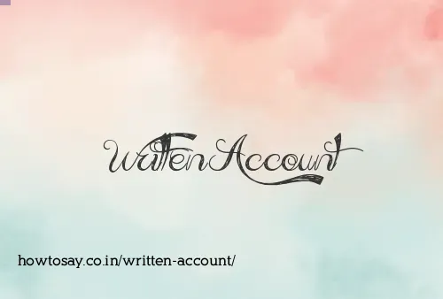 Written Account