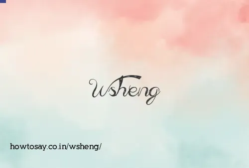 Wsheng