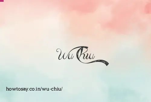 Wu Chiu