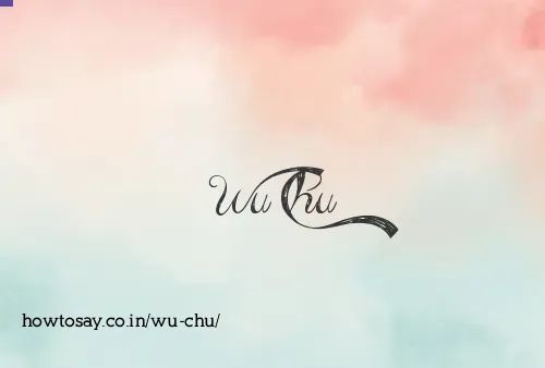 Wu Chu