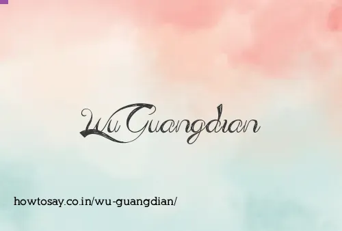Wu Guangdian