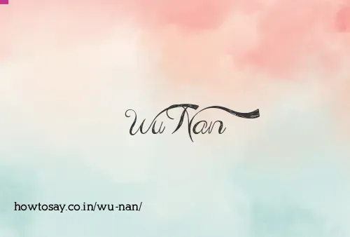 Wu Nan