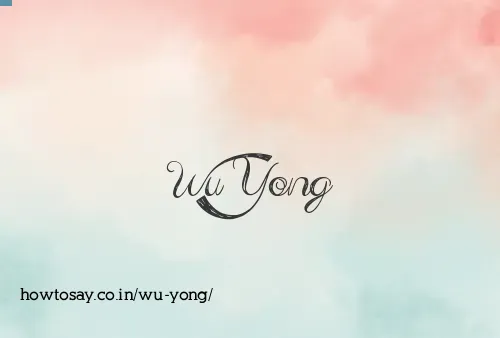 Wu Yong