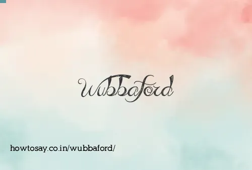Wubbaford