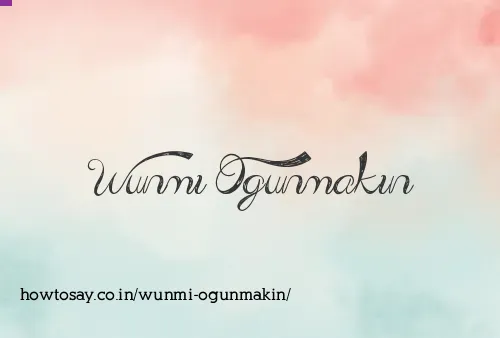Wunmi Ogunmakin