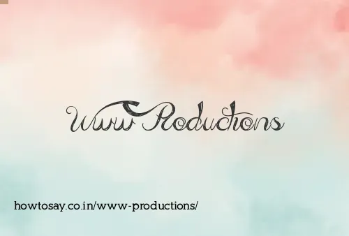 Www Productions