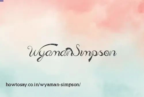 Wyaman Simpson