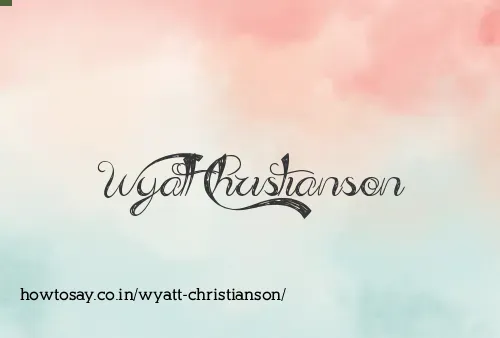 Wyatt Christianson