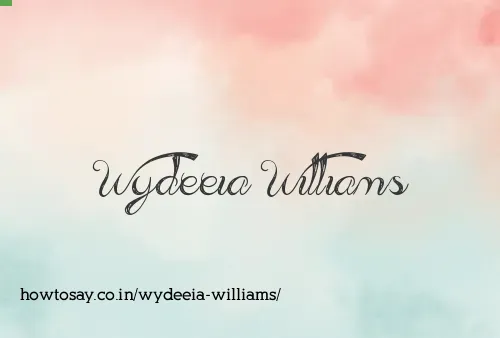 Wydeeia Williams
