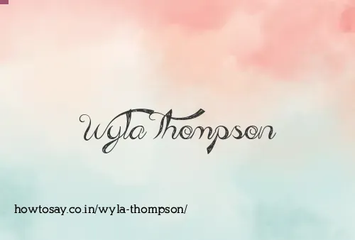 Wyla Thompson
