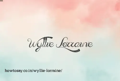 Wyllie Lorraine