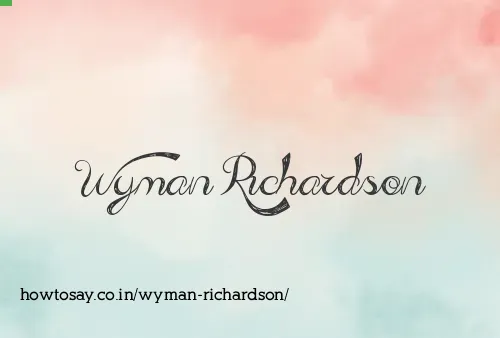 Wyman Richardson