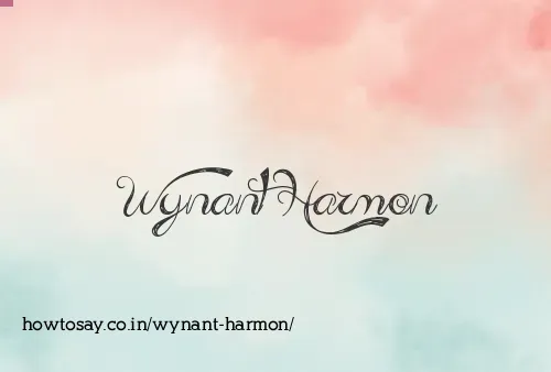 Wynant Harmon